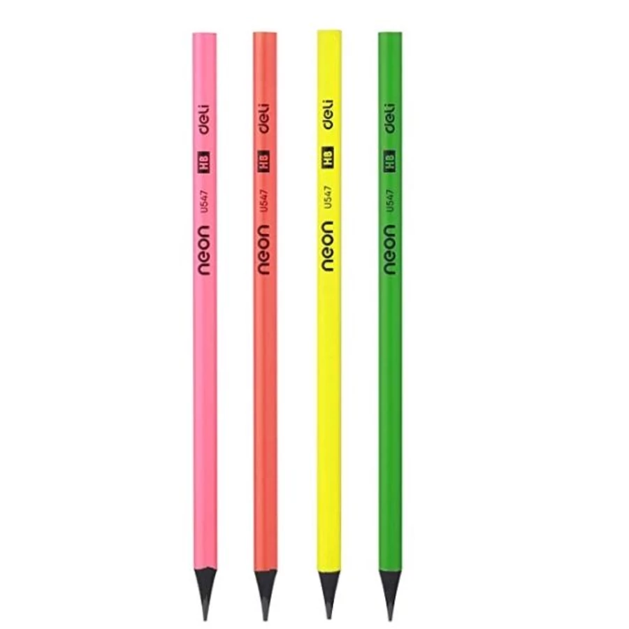 *52579 GRAFIT Deli U547 00  HB  Neon, háromszögletű, fekete fa