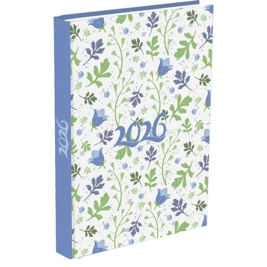 *52718 HATÁRIDŐNAPLÓ 2026 A5 napi T-Calendar mintás  Soft Touch+UV
