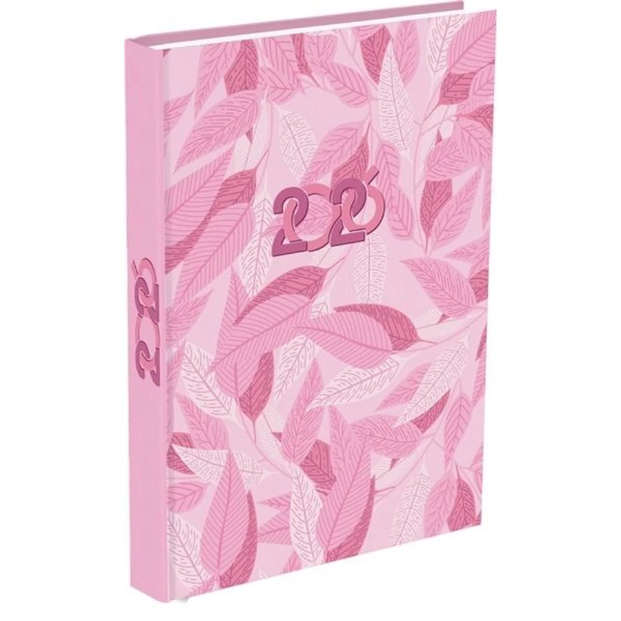 *52718 HATÁRIDŐNAPLÓ 2026 A5 napi T-Calendar mintás  Soft Touch+UV