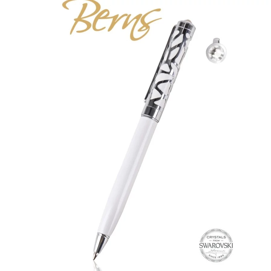 *53464 GTOLL SWAROVSKI "Pierced" white-chrome fehér swarovski kristállyal