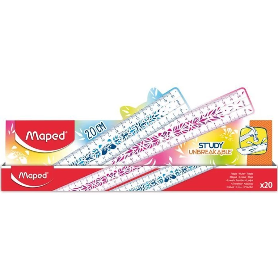 *53505 VONALZÓ egyenes 20cm MAPED