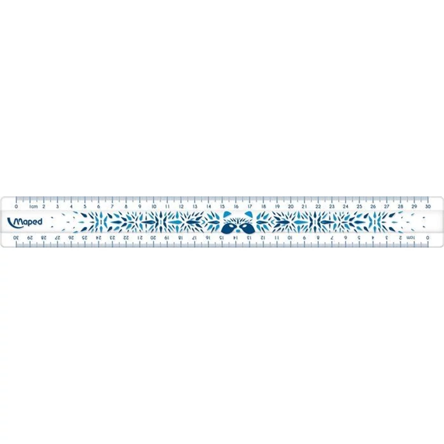 *53506 VONALZÓ egyenes 30cm MAPED törhetetlen 