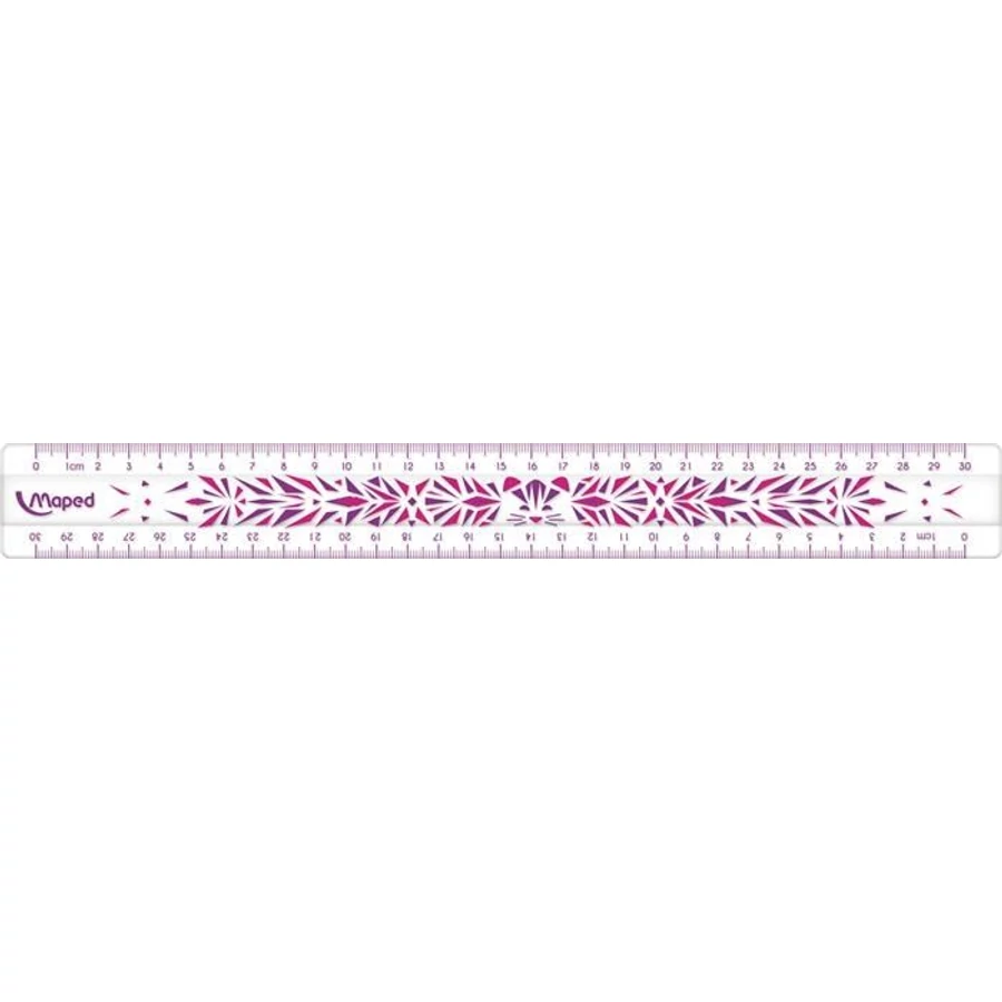 *53506 VONALZÓ egyenes 30cm MAPED törhetetlen 