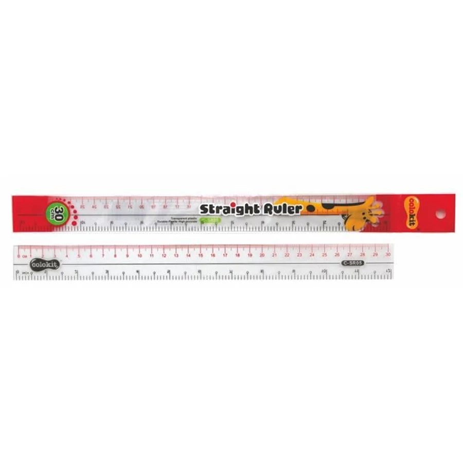 *53535 VONALZÓ egyenes 30cm hajlítható műa.  COLOKIT  "C-SR05"