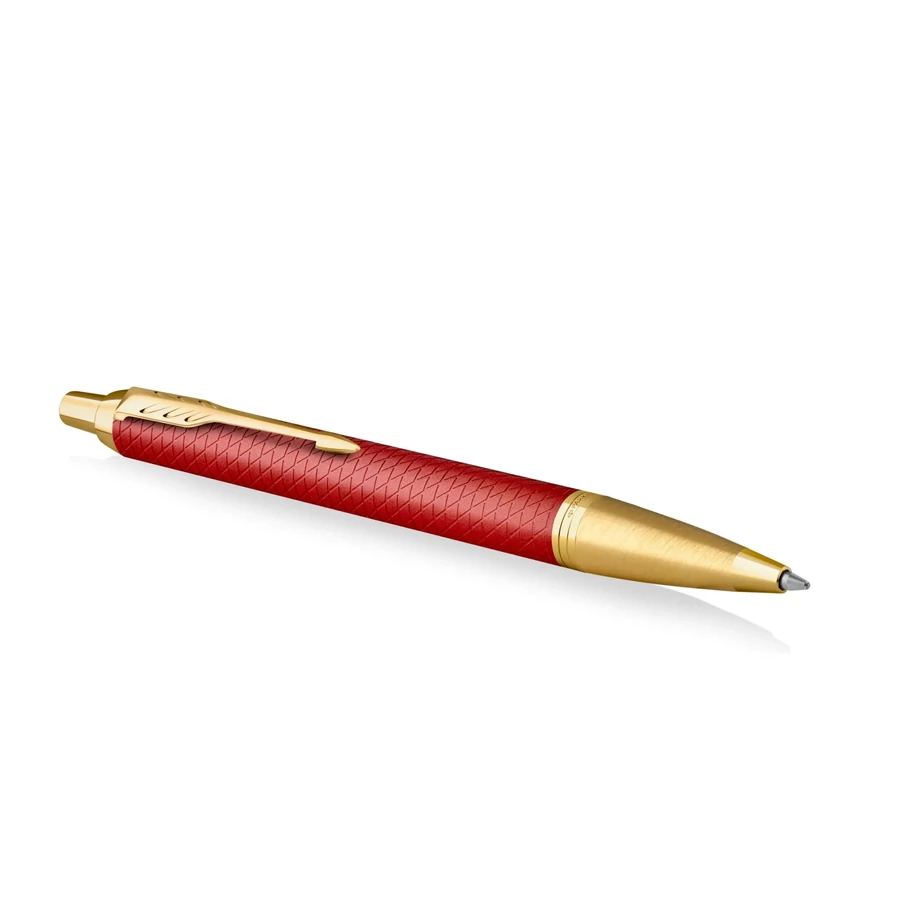 *53552 PARKER I.M. ROYAL Premium gtoll piros cizellált arany klipsz 2143644