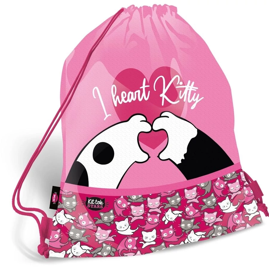 TORNAZSÁK LIZZY classic KitTok Heart Kitty