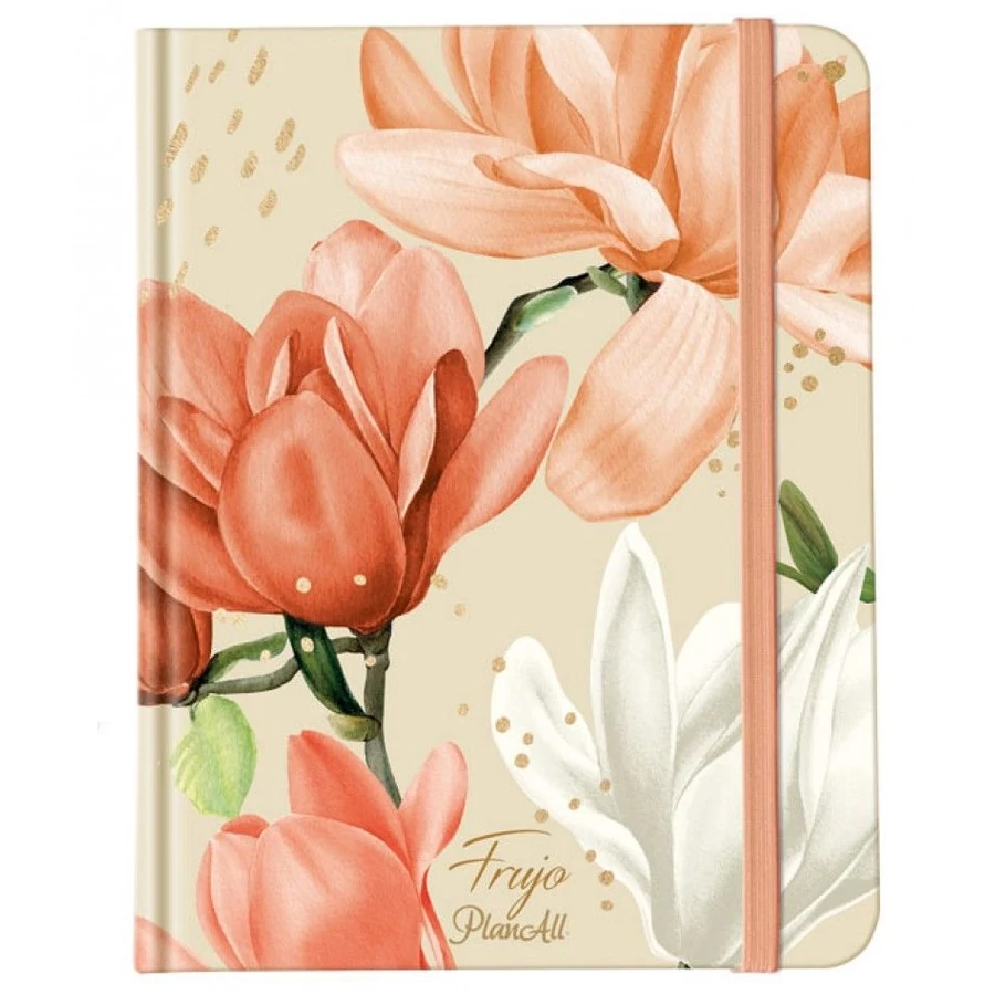 *53599 NAPLÓ B5 Viszkok Fruzsi PlannAll Frujo pöttyös lapok Lizzy