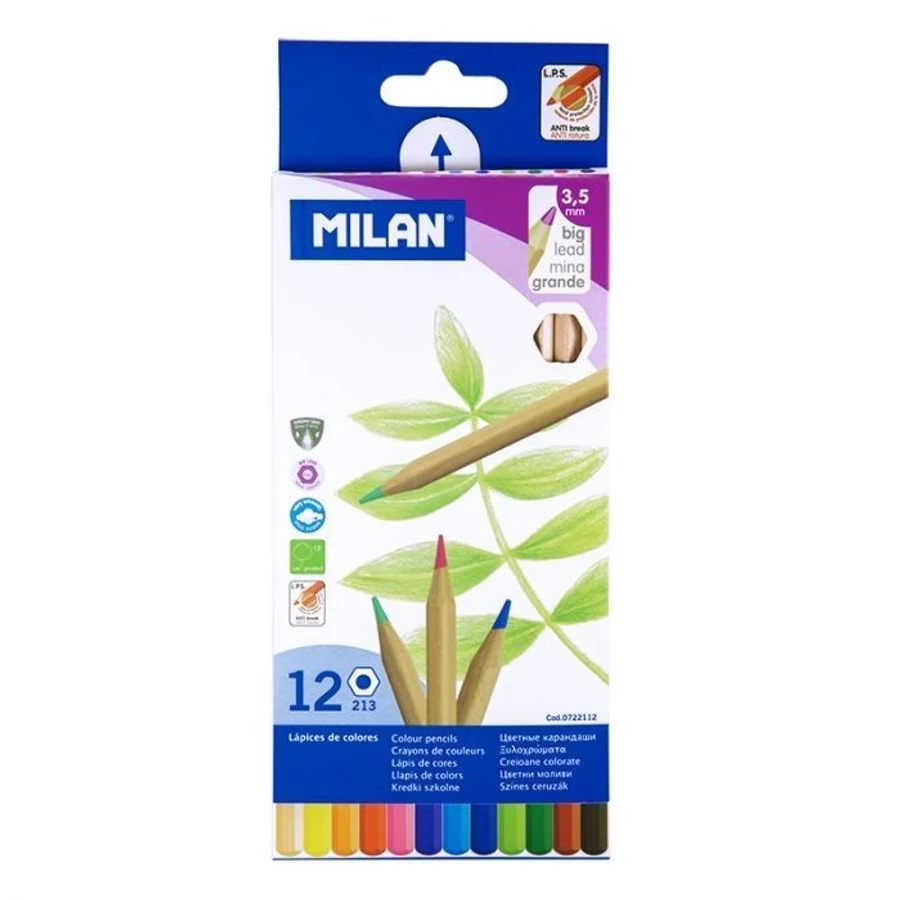 *53678 SZINESCERUZA 12 MILAN 213 lakkozott ceruzatest  722112
