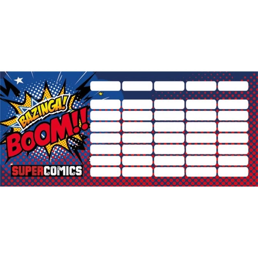 *53809 ÓRAREND LIZZY21 mini Supercomics Bazinga