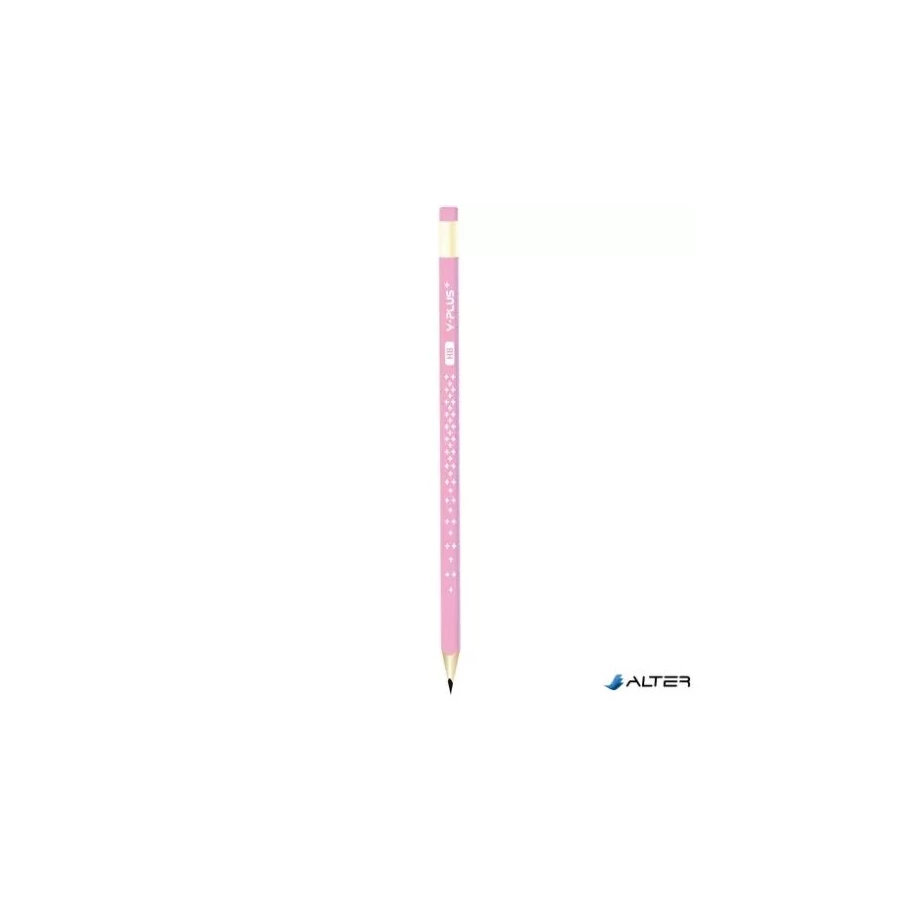 *53953 GRAFIT radíros Y-Plus+ Star pasztell/neon háromszögű HB*
