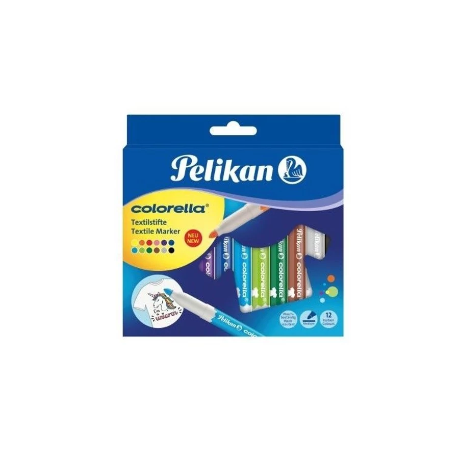 *54034 TEXTILFILC készlet 12 PELIKAN Colorella