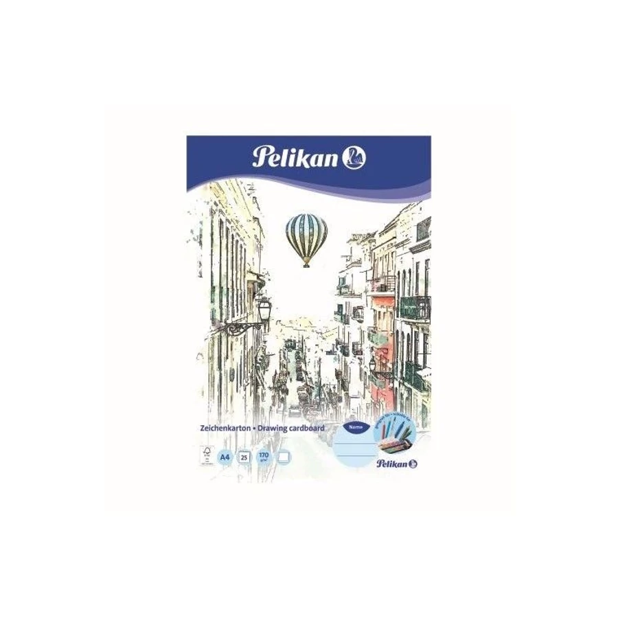 *54039 RAJZLAPTÖMB A4 famentes hófehér 170gr. 25ív/csom. PELIKAN
