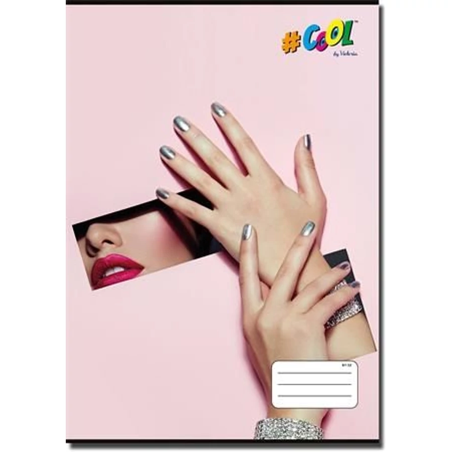 *54087 FÜZET A4  COOL by Victoria21  mintás vonalas 81-32 32lap