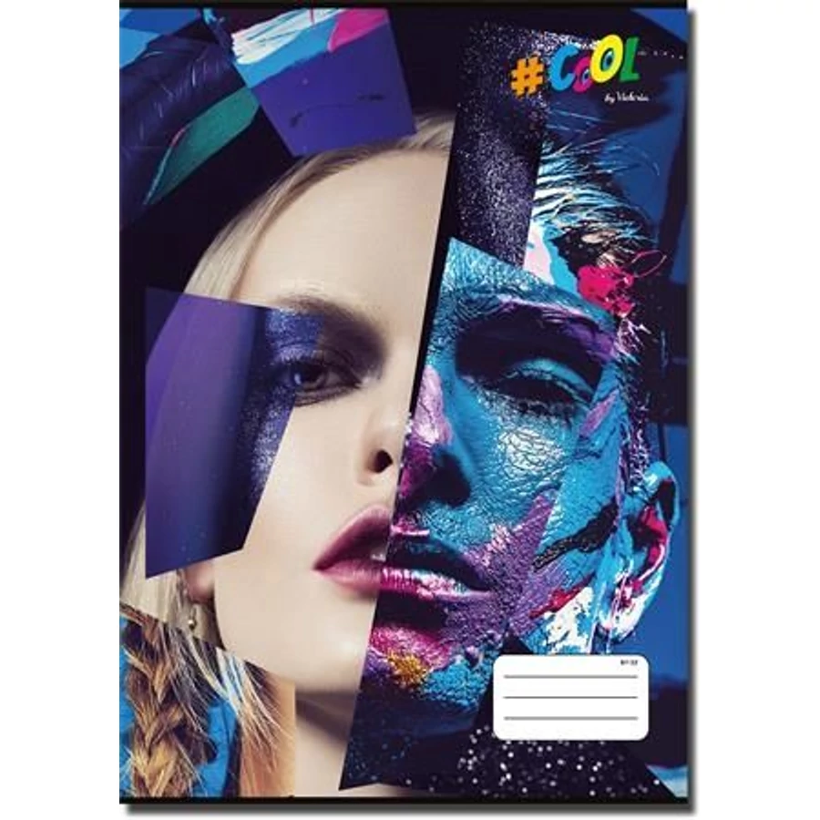 *54087 FÜZET A4  COOL by Victoria21  mintás vonalas 81-32 32lap