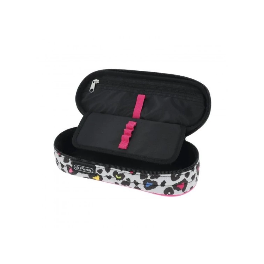 *54090 TOLLTARTÓ neszeszer HERLITZ ovál 1 klapnis Wild Neon