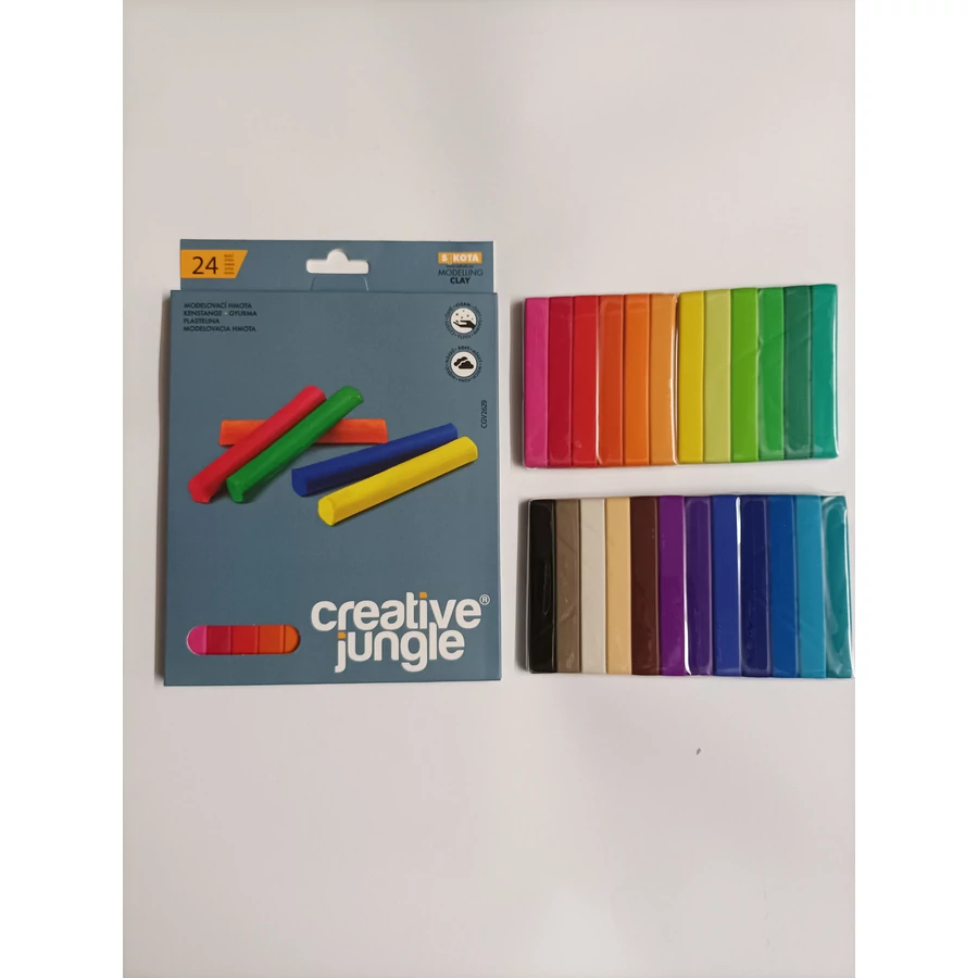 *54098 GYURMA Creative Jungle szines 24db-os  340gr