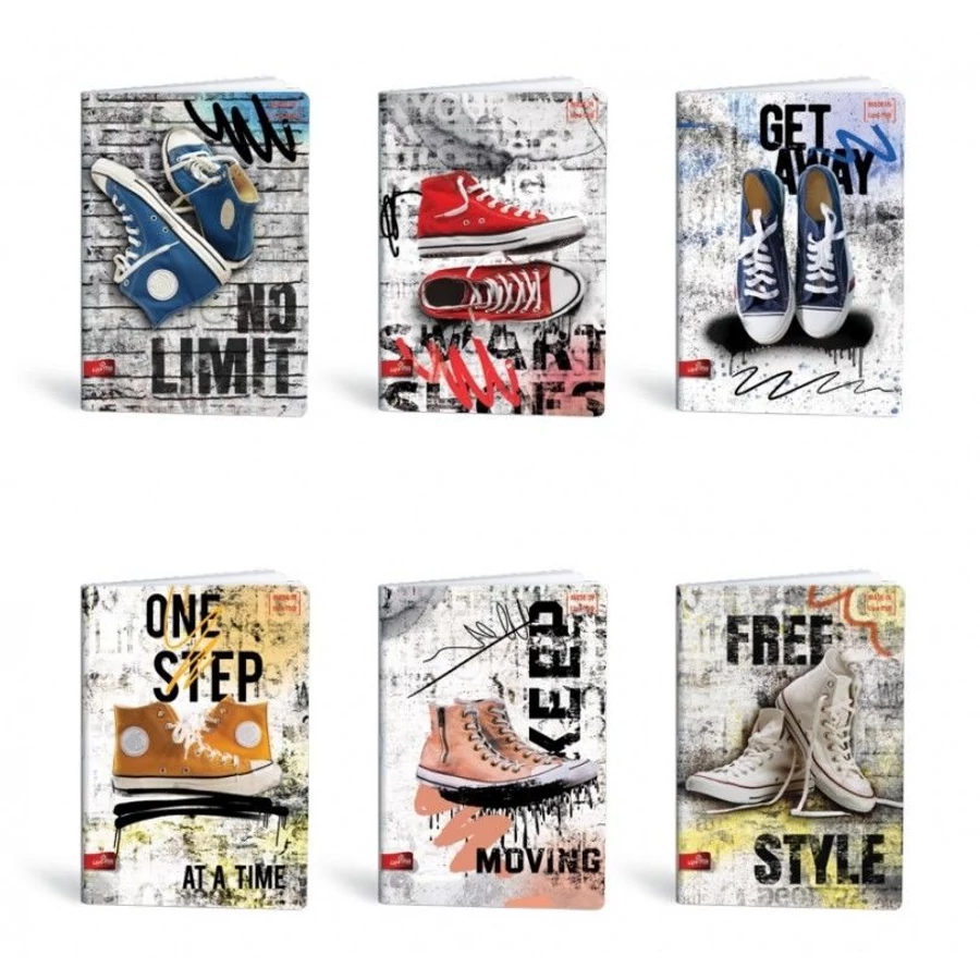 *54158 FÜZET A4 Mar-Mar Lipamill  40+2l sima Premium Sneakers