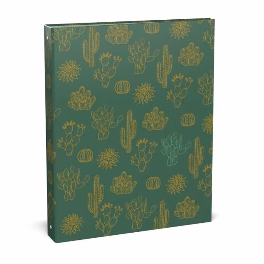 *54349 GYŰRŰSKÖNYV A4 Midnight Gold Arizona sötétzöld