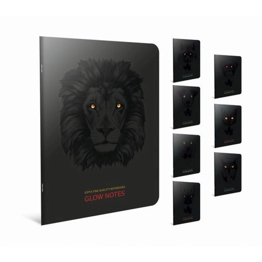 *54380 FÜZET A4 GIPTA Glow notes  60lap kockás   4213