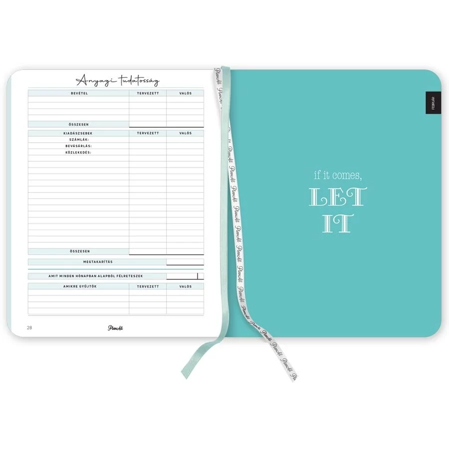 *54725 HATÁRIDŐNAPLÓ 2026 B5 éves tervező PlanAll New Classic