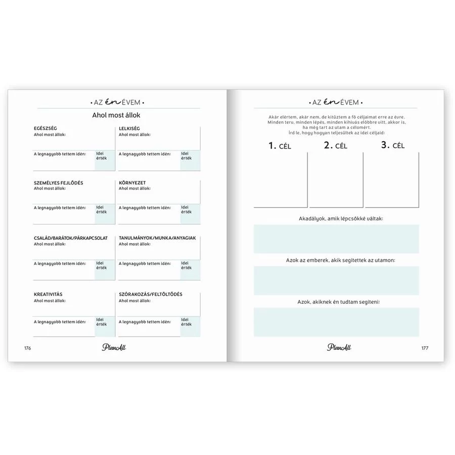 *54730 HATÁRIDŐNAPLÓ 2026 B6 11*14cm  mini heti tervező PlanAll