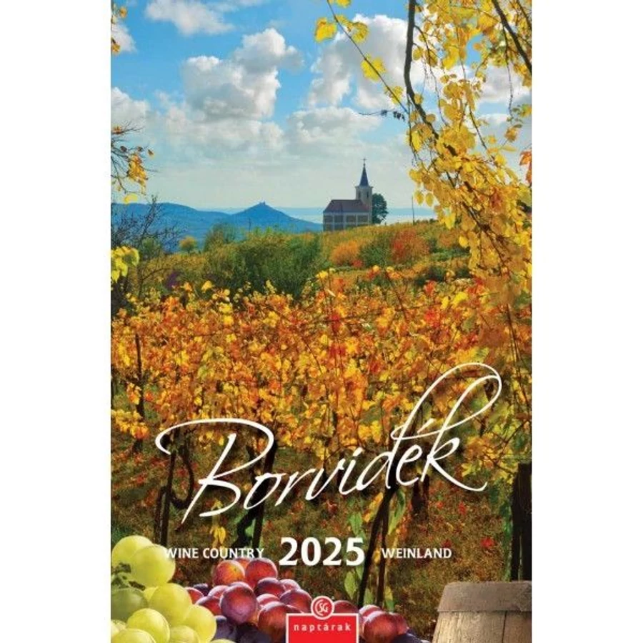 *54736 FALINAPTÁR 2025 Borvidék CSG spirálozott FN097  21*32cm