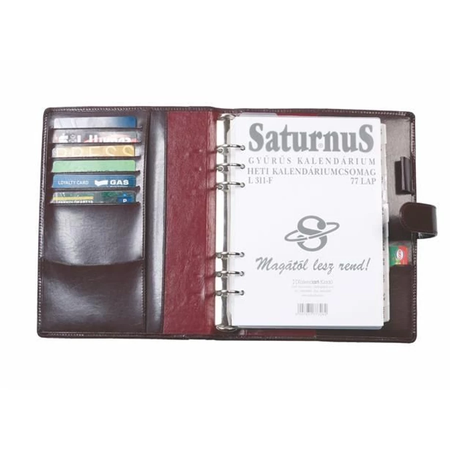 *54775 GYŰRŰS KALENDÁRIUM SATURNUS  M418 újrahasznosított bőr