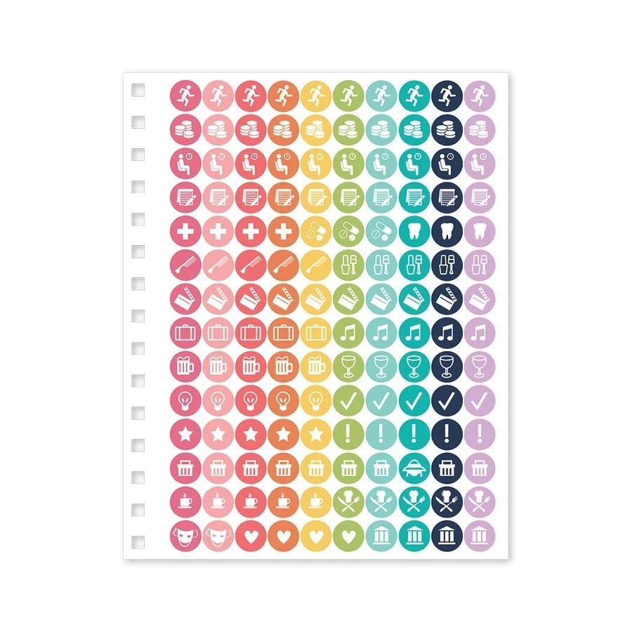 *54801 HATÁRIDŐNAPLÓ LIZZY 2026 PlanAll midi B6 classic spirálos heti tervező