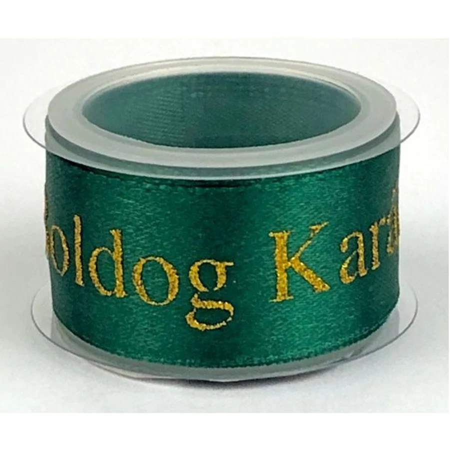 *54868 SZATÉN SZALAG CARDEX feliratos 25mmx3m Boldog karácsonyt vegyes szín