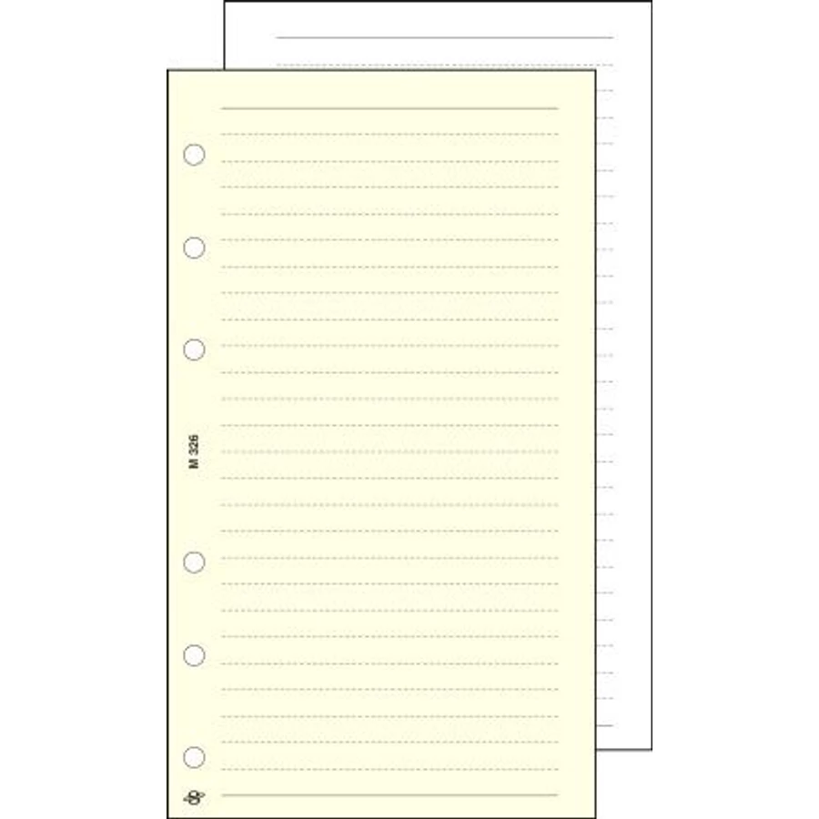 NAPTÁR betét SATURNUS-M326 jegyzetlap vonalas chamois 95*171mm