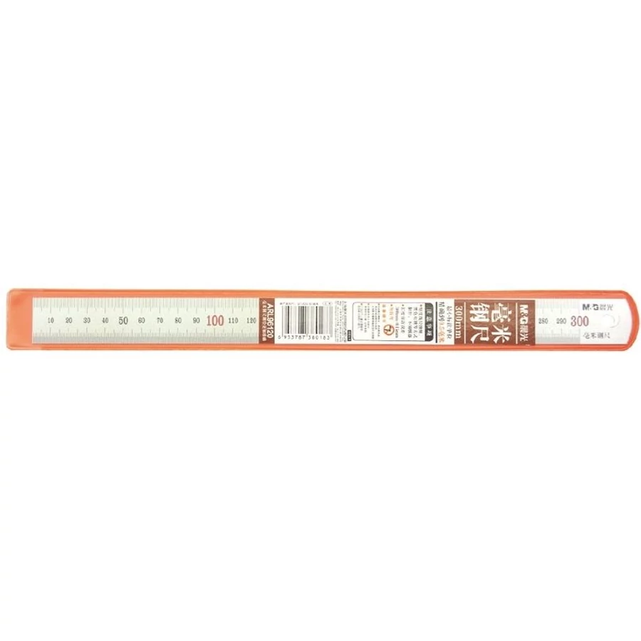*55501 VONALZÓ fém egyenes 30cm M&G  ARL96120