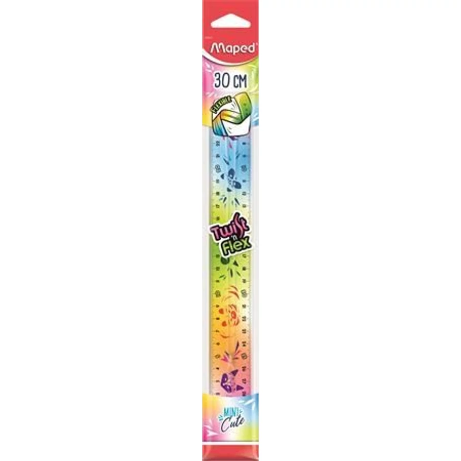 *55639 VONALZÓ egyenes 30cm MAPED törhetetlen 