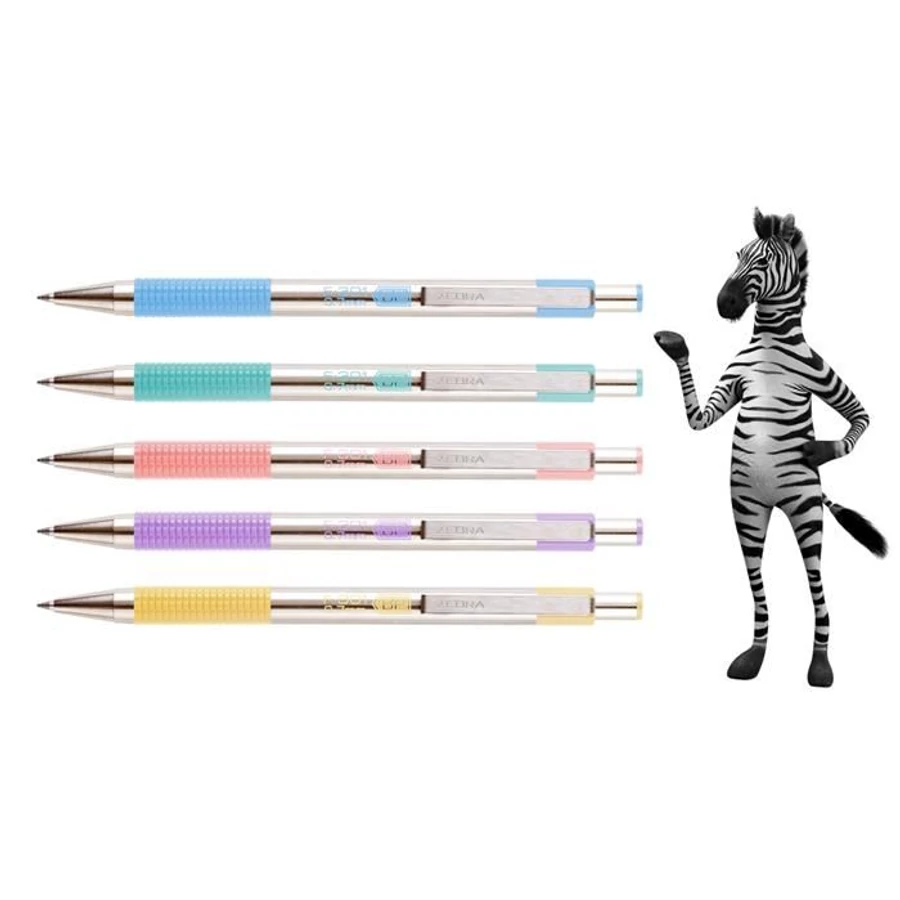 *55658 GTOLL ZEBRA F-301 FÉM pasztell