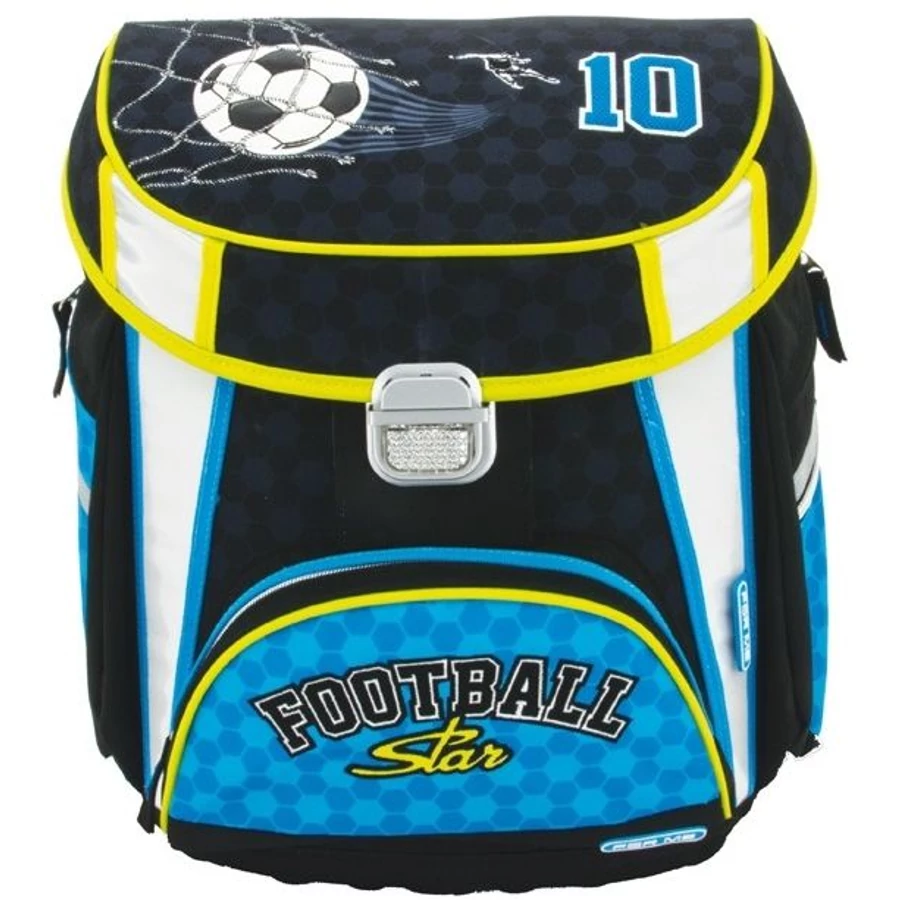 Iskolatáska Extreme4Me ergonómiai Football Blue-Yellow  FET1811