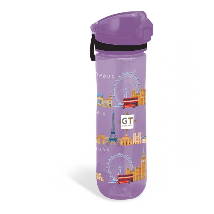 KULACS műa. LIZZY premium 600ml Go Travel Black Map