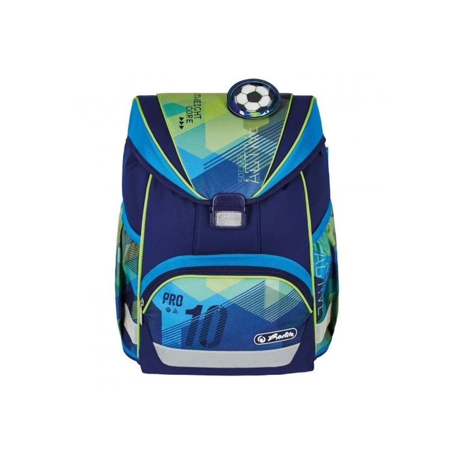 Iskolatáska HERLITZ UltraLight üres Green Goal