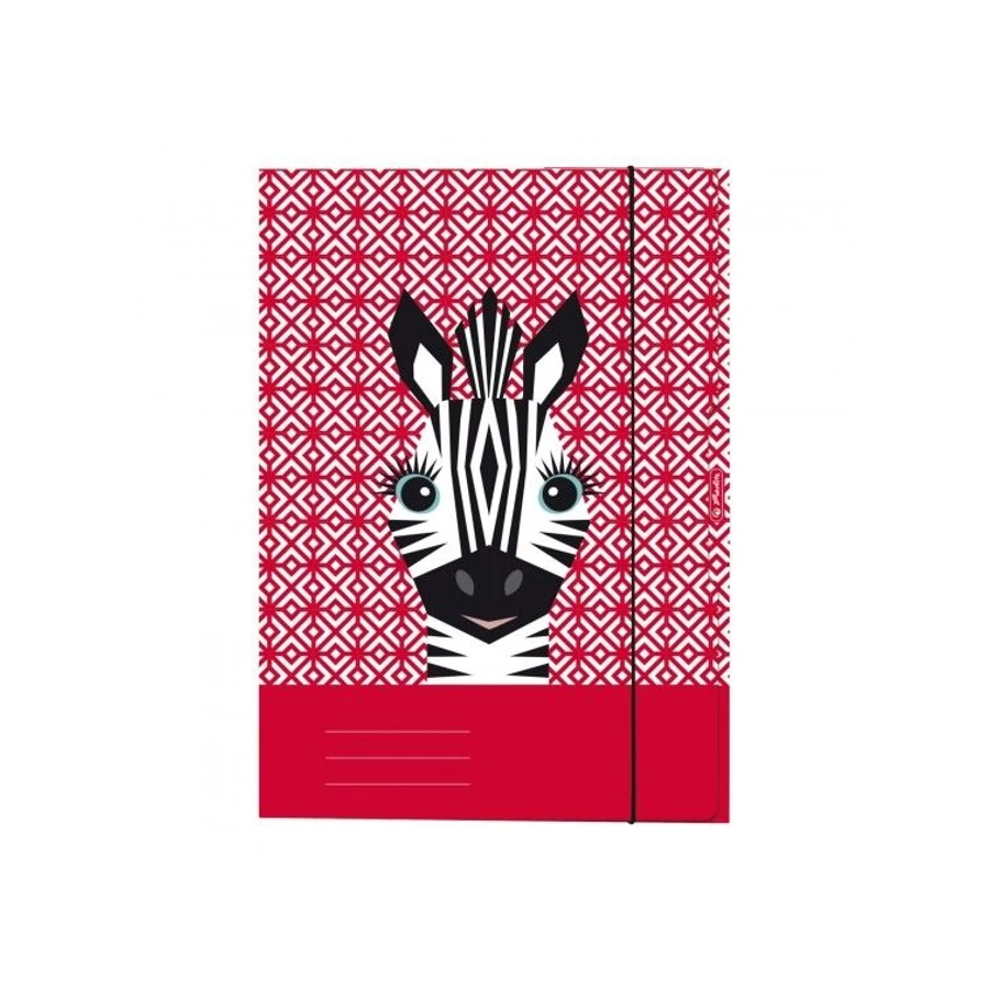 GUMIS DOSSZIÉ A4 HERLITZ  Cute Animals (Zebra, 50040353)