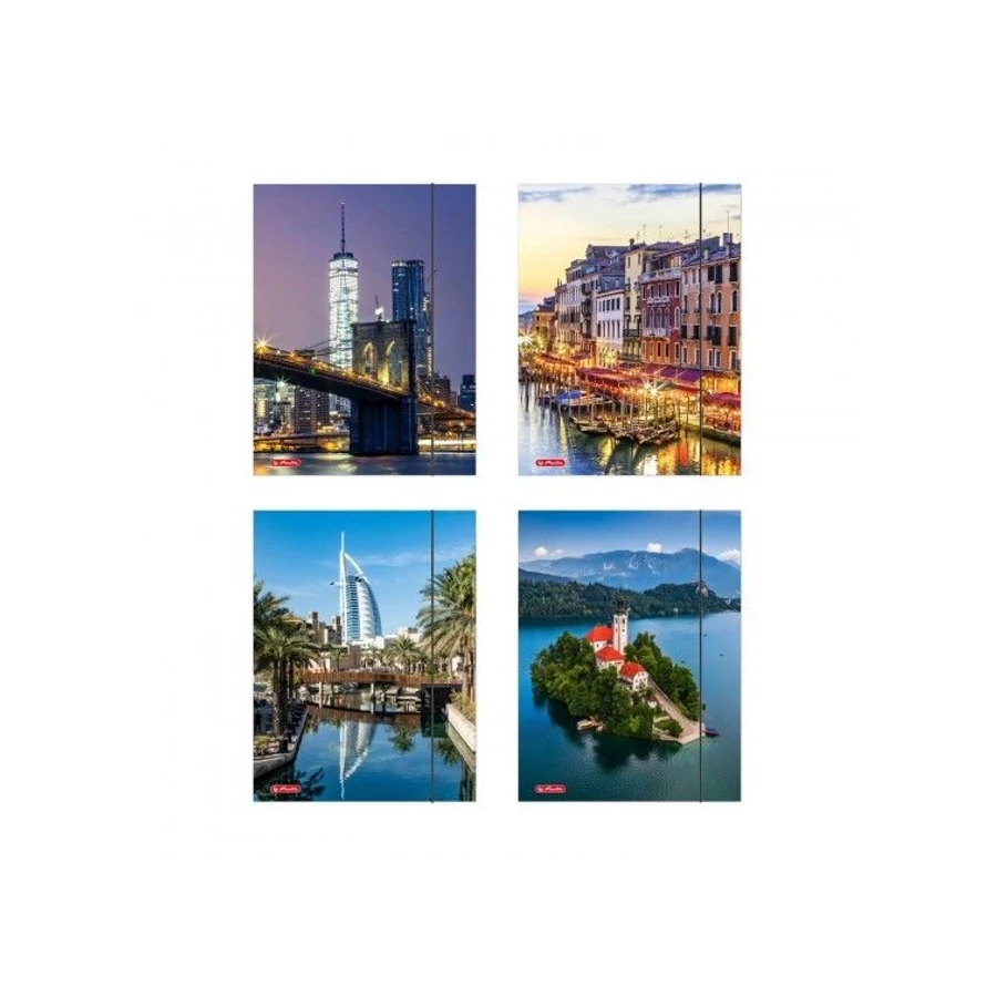 *55937 GUMIS DOSSZIÉ A4 HERLITZ City