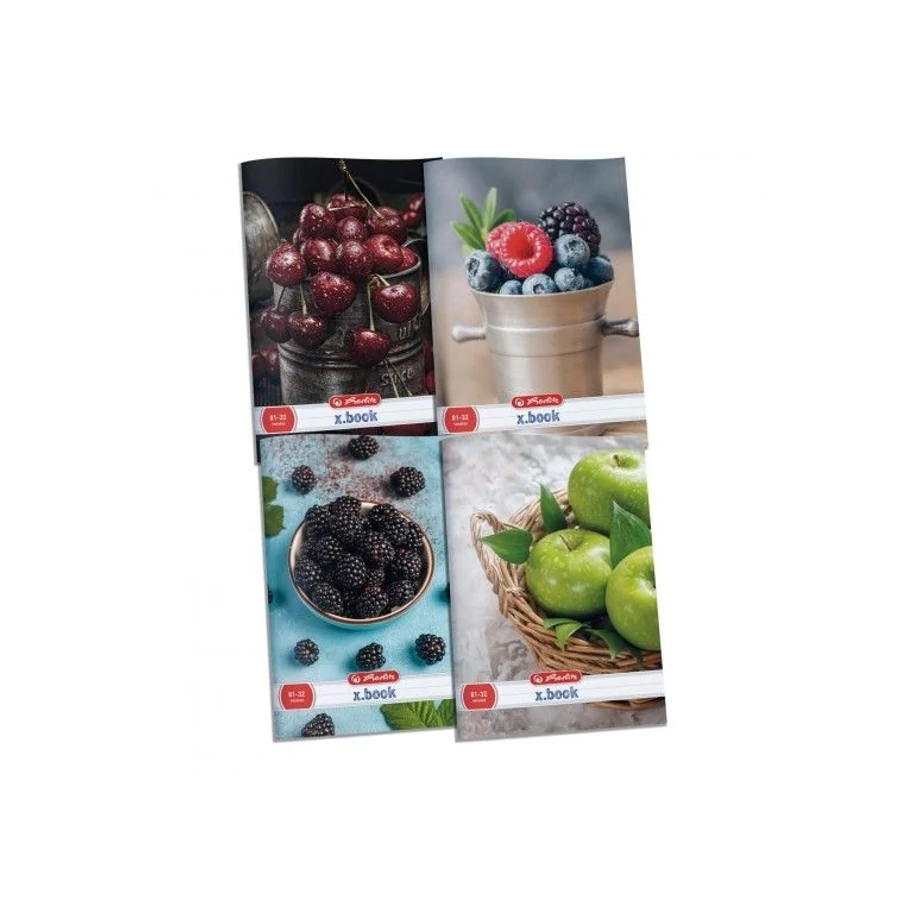 FÜZET A4 HERLITZ vonalas 81-32 Fruit