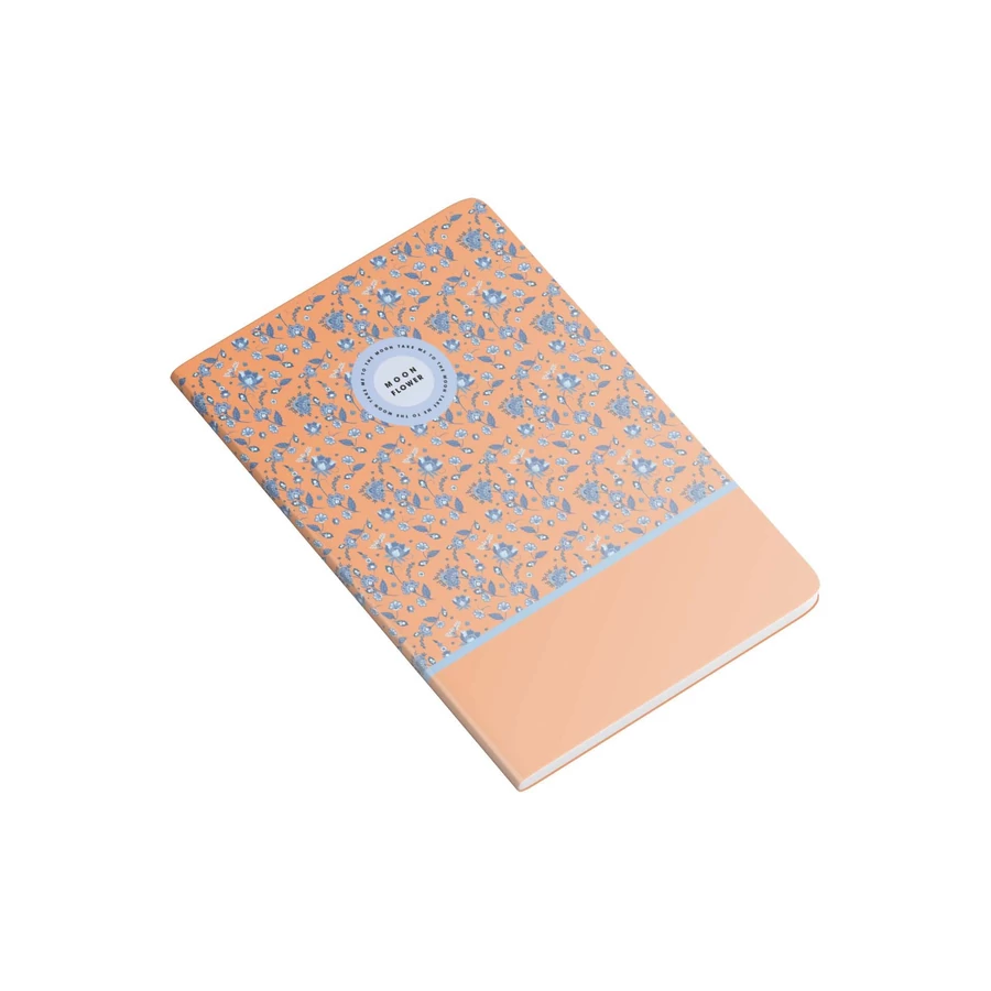 *56011 FÜZET A4 Ambar vonalas 48lap  PP Moonflower Campus