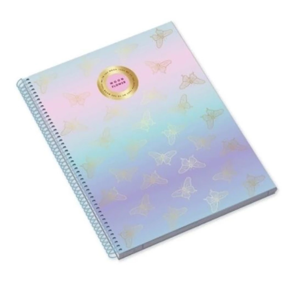 *56013 FÜZET spirál A4 Ambar = 80l Moonflower Cherry