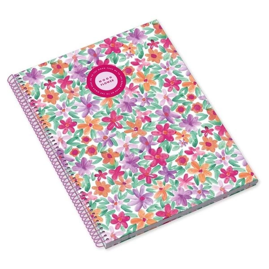 *56013 FÜZET spirál A4 Ambar = 80l Moonflower Cherry