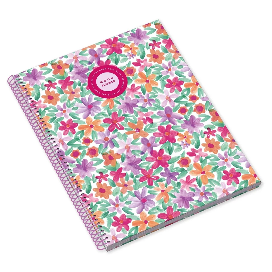 *56014 FÜZET spirál A4 Ambar # 80l Moonflower Cherry