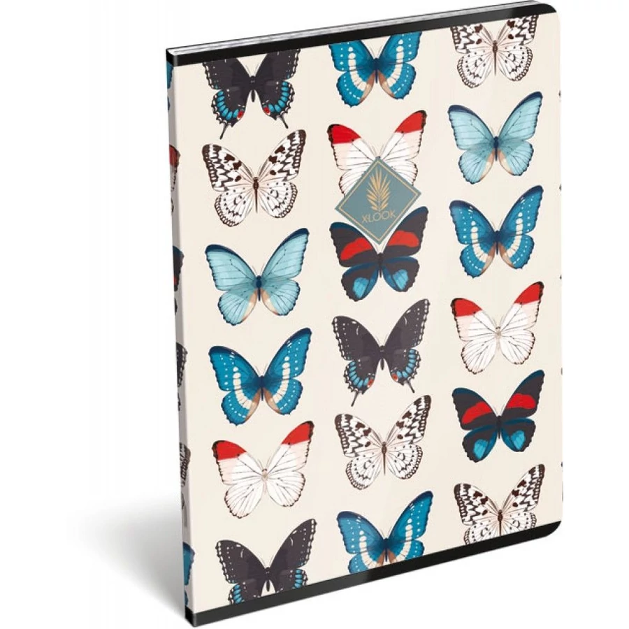 FÜZET A4 LIZZY kockás exkluzív XLook (Butterfly, 22964102)
