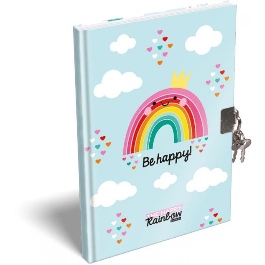 *56041 EMLÉKKÖNYV A5 lakatos LIZZY22 Lollipop