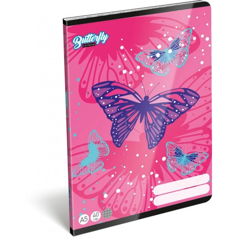 *56075 FÜZET A5 LIZZY kockás Lollipop22  40l