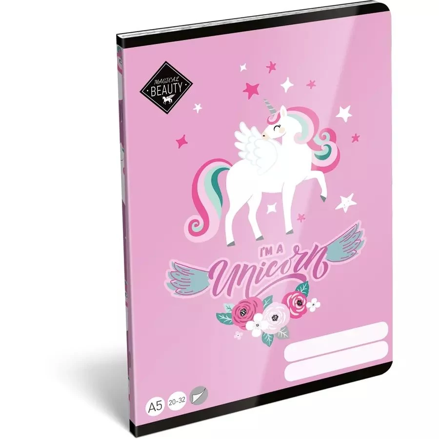 *56087 FÜZET A5 LIZZY sima 20-32 Magical Beauty Magic