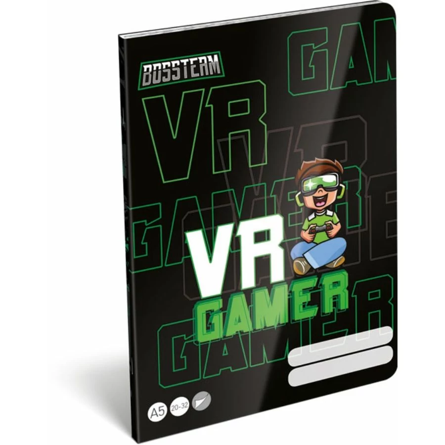 FÜZET A5 LIZZY sima 20-32 BossTeam VR Gamer