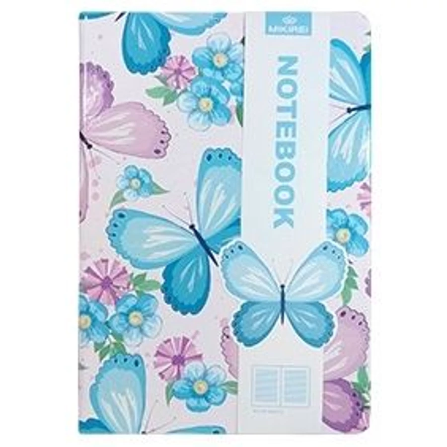 *56106 NAPLÓ A5 ICU pillangós vonalas 96l chamois belív BG5319