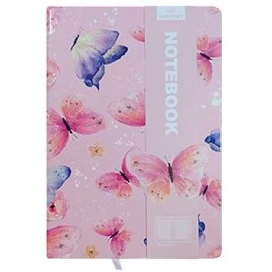 *56106 NAPLÓ A5 ICU pillangós vonalas 96l chamois belív BG5319